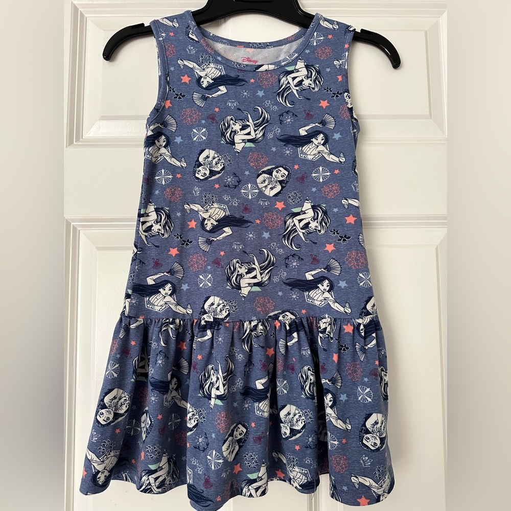 Disney Princess Girls Purple Sleeveless Dress size 6-6x